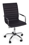 Cumpara ieftin Scaun birou negru Perth 53x54x98 cm