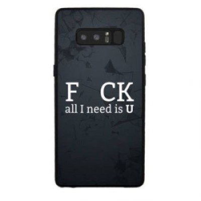 Husa samsung a7 2017 multicolor mesaj fcuk foto