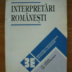 P. P. PANAITESCU - INTERPRETARI ROMANESTI - 1994