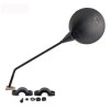 Oglinda Moto Universala &Oslash;105mm, Tija Otel Negru &Oslash;8mm, Prindere Colier