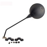 Oglinda Moto Universala &Oslash;105mm, Tija Otel Negru &Oslash;8mm, Prindere Colier