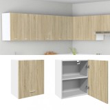 vidaXL Dulap montat pe perete &ldquo;Lyon&rdquo; stejar sonoma 50x31x60 cm