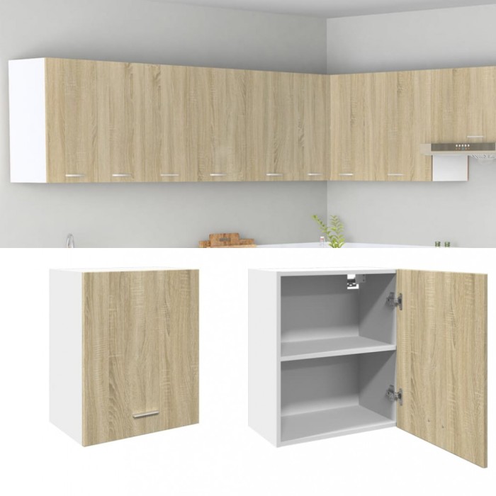 vidaXL Dulap montat pe perete &ldquo;Lyon&rdquo; stejar sonoma 50x31x60 cm 849619