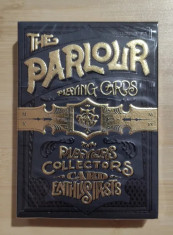 Carti de joc The Parlour Black playing cards foto