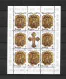 ROMANIA 2011 - SFINTELE PASTI, MINICOALA, MNH - LP 1893d, Nestampilat