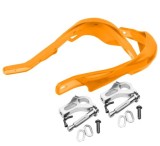 Set protectii maini (hand guard) enduro cu insertie aluminiu &ndash; culoare: portocaliu