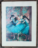 Edgar Degas-Dansatoare &icirc;n albastru, reproducere veche