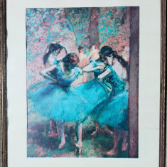 Edgar Degas-Dansatoare în albastru, reproducere veche