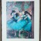 Edgar Degas-Dansatoare &icirc;n albastru, reproducere veche
