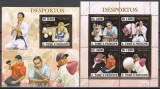 Sao Tome si Principe 2006 - Sporturi - Folie Aur, Colita + Bloc, F. RARE, MNH