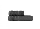 Cumpara ieftin Set 2 Prosoape Tamara Antracit 50x100 si 70x140 cm (Bumbac 100%)