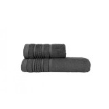 Set 2 Prosoape Tamara Antracit 50x100 si 70x140 cm (Bumbac 100%)