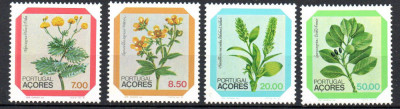 PORTUGALIA Azore 1981, Flora, serie neuzată, MNH foto