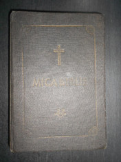 MICA BIBLIE (1977, editie cartonata, tiparita sub indrumarea lui Justinian) foto