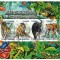 S. TOME E PRINCIPE 2015 - Feline mari din paduri tropicale /colita noua