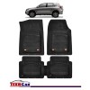 Covorase Auto TeamCar&reg; Tip Tavita Compatibile Toyota RAV4 III (2006-2012) Negru Material Rezistent, Cauciuc, Oem