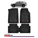 Covorase Auto TeamCar&reg; Tip Tavita Compatibile Toyota RAV4 III (2006-2012) Negru Material Rezistent, Cauciuc