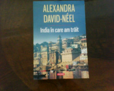 Alexandra David-Neel India in care am trait foto