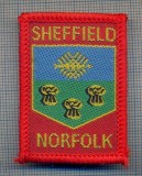 AX 1254 EMBLEMA- SHEFFIELD -NORFOLK -PENTRU COLECTIONARI