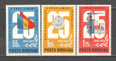 Romania.1972 25 ani Republica DR.324 foto