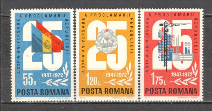 Romania.1972 25 ani Republica DR.324