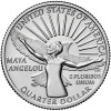 SUA - QUARTER MAYA ANGELOU 2022 , P - KM NEW - UNC / SERIA FEMEI CELEBRE, America de Nord
