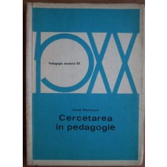 Emile Planchard - Cercetarea in pedagogie
