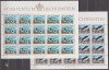 DB1 Pictura Lichtenstein 1970 Europa Posta Aeriana Zeppelin Avion 2 MS MNH, Nestampilat