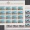 DB1 Pictura Lichtenstein 1970 Europa Posta Aeriana Zeppelin Avion 2 MS MNH