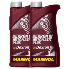 Pachet 2 litri Ulei Transmisie Automata MANNOL ATF Dexron III Sintetic (Servodirectie, Anti-uzura)