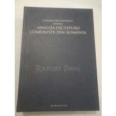 COMISIA PREZIDENTIALA PENTRU ANALIZA DICTATURII COMUNISTE DIN ROMANIA - RAPORT FINAL
