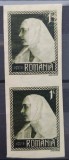 ROMANIA 1922 - din LP 73h - valoarea de 1 Leu - pereche verticala MNH nedantelat, Istorie, Nestampilat