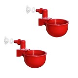 Adapatoare Pasari Automata, Sunmostar, PVC, 6x4x3.5cm, Set 2 Bucati, Rosu
