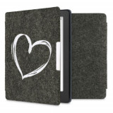 Husa pentru Kobo Aura H2O Edition 2, Textil, Gri, Kwmobile, 49111.04