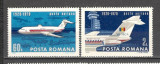 Romania.1970 50 ani Aviatia Civila DR.257, Nestampilat