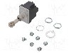 Intrerupator basculant, 3 pozitii, mod comutare ON-ON-ON, DPDT, HONEYWELL - 2TL1-12A foto