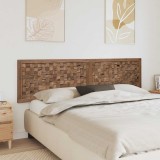 vidaXL Tăblie cap Pe perete natural 200 cm Lemn solid de tec 42024564