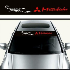 Sticker parasolar auto MITSUBISHI (126 x 16cm)