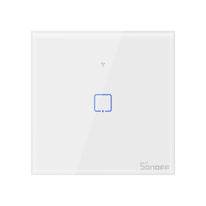 Intrerupator Smart Touch Wifi + RF 433 Sonoff T1 EU TX, 1 canal