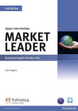 Market Leader B2+ 3rd Edition Upper Intermediate Business English Practice File with Audio CD - Paperback brosat - John Rogers - Pearson