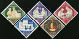 Set 5 timbre Mongolia 1991 &ndash; Centenarul Crucii Roșii &ndash; Red Cross, Asistență Medicală, MNH