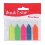 Index Memoris - Precious, autoadeziv, plastic, forma sageata, 12 x 45 mm, 5 culori/set, 25 file/culoare