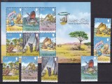 Alderney 2007 Kipling fauna MI 314-319 + bl.20 MNH, Nestampilat