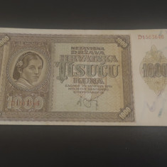 Bancnota 1000 Kuna 1941 Croatia