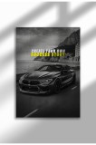 21mxm_DriveToWin_10|Motivational Car Poster, No Frame Canvas, "Hardest Worker" Quote, Drive to Win 2025 | A3 (29.7 x 42 cm) - 21mxm_DriveToWin_10