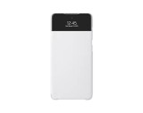 HUSA Smartphone Samsung, pt Galaxy A72, tip smart book cover cu buzunar, policarbonat, Smart View Wallet, alb, &quot;EF-EA725PWEGEE&quot;