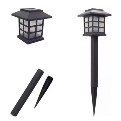 Set 6 bucati lampa solara cu fixare in pamant foto