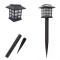 Set 6 bucati lampa solara cu fixare in pamant