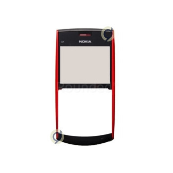 Copertă frontală Nokia X2-01 roșie foto