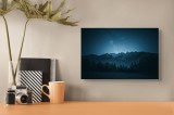 Tablou Canvas Stele călătoare peste munți tăcuți, 39 x 26 cm, CMCLASS